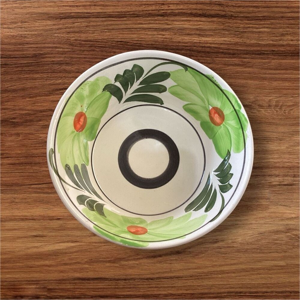 Ceramic Hand Painted Serving Bowl Made in Mexico